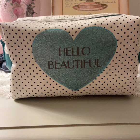 Francesca's Collections Handbags - Hello Beautiful Makeup Bag
